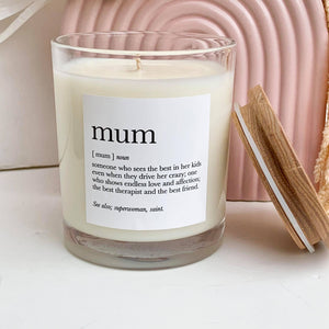 Mum Candle
